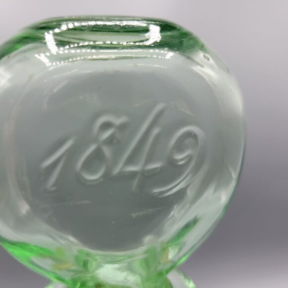 Vintage Old Fitzgerald 1849 Flagship Ship Bottle Green Glass Decanter - Picture 3 of 13